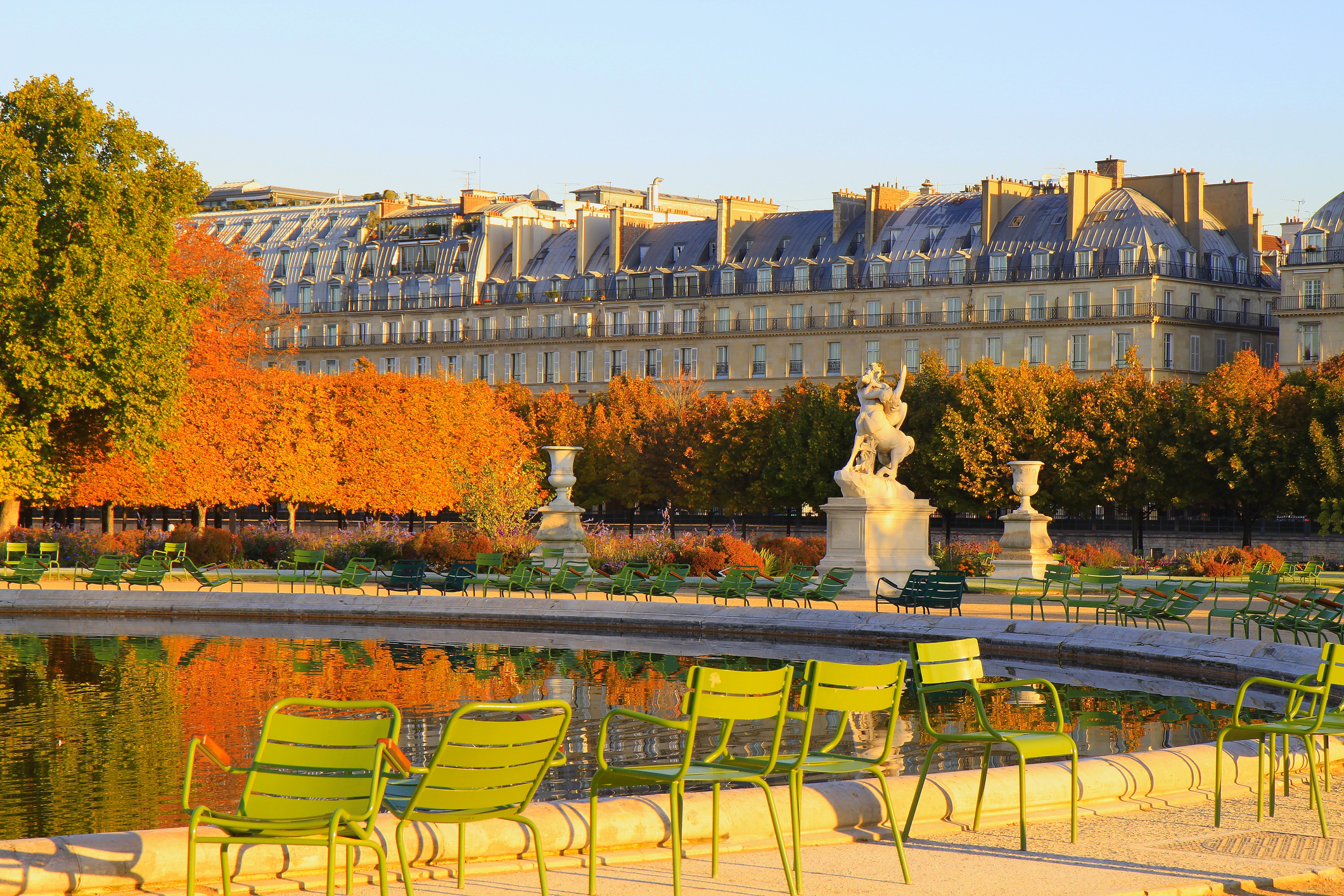 parís en otoño desde el hôtel de fleurie